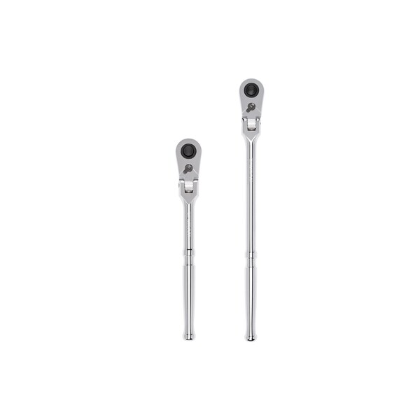 Tekton 1/2 Inch Drive Flex Head Quick-Release Ratchet Set, 2-Piece (10-1/2, 14 in.) SRH92301 - main